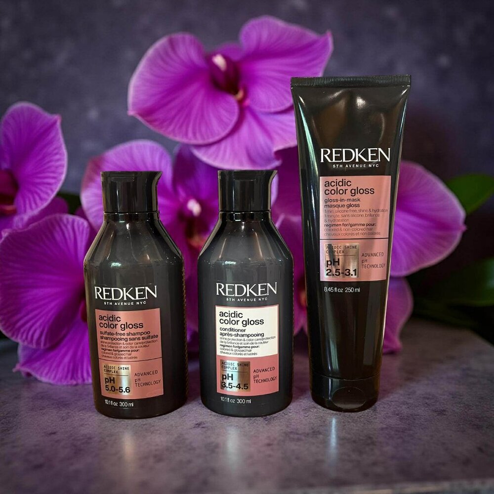 Redken Acidic Color Gloss Shampoo Conditioner 10.1 oz & Mask 8.45 oz